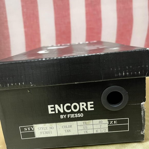 NWB Encore by Fiesso Leather Shoes Sz 7 - Picture 9 of 9